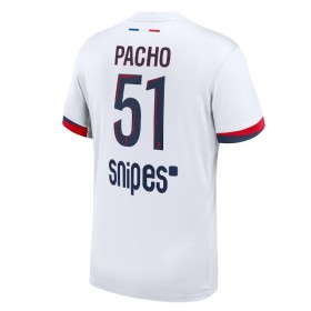 Pánské fotbalový oblečení Paris Saint-Germain Willian Pacho #51 Venkovní košile 2025-26 Krátkým Rukávem